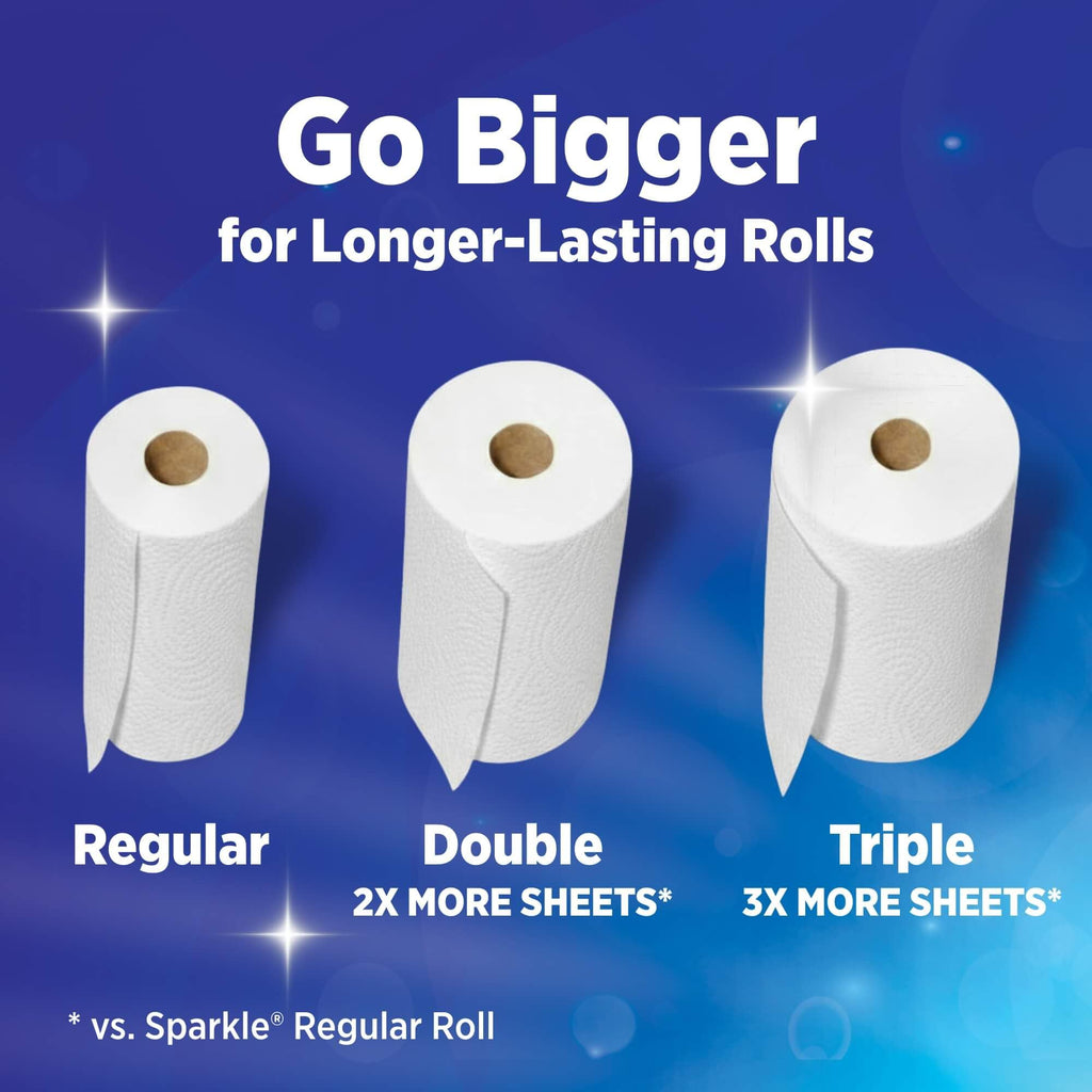 2-Ply Paper Towels, 6 Double Rolls H49315
