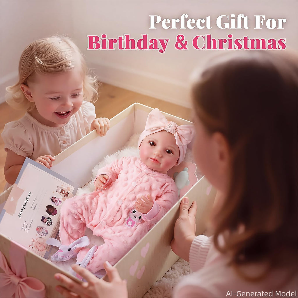20 Inch Soft Vinyl Poseable Baby Doll E462541