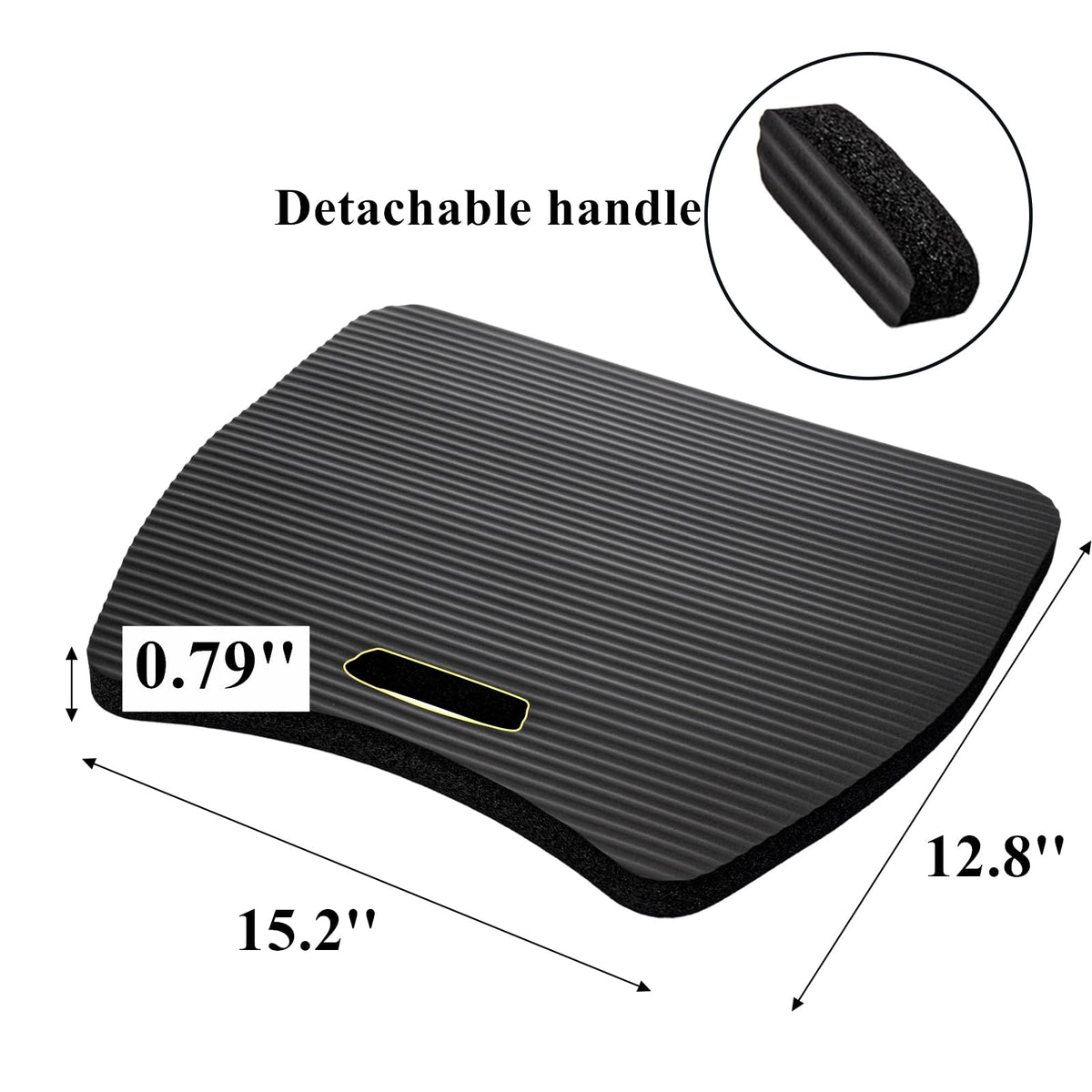 4 Pack Waterproof Portable Foam Stadium Seat Cushion with Handle B5853
