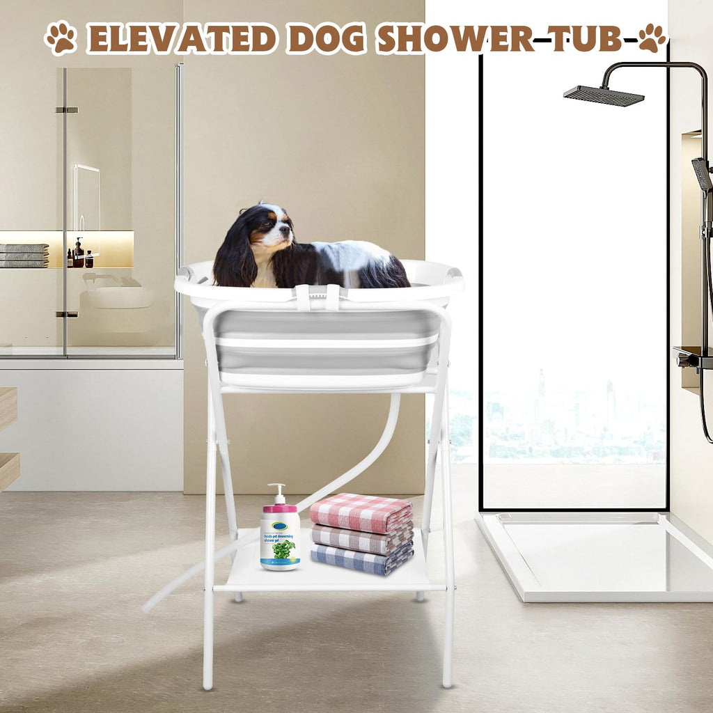 Elevated Dog Bathtub M56756