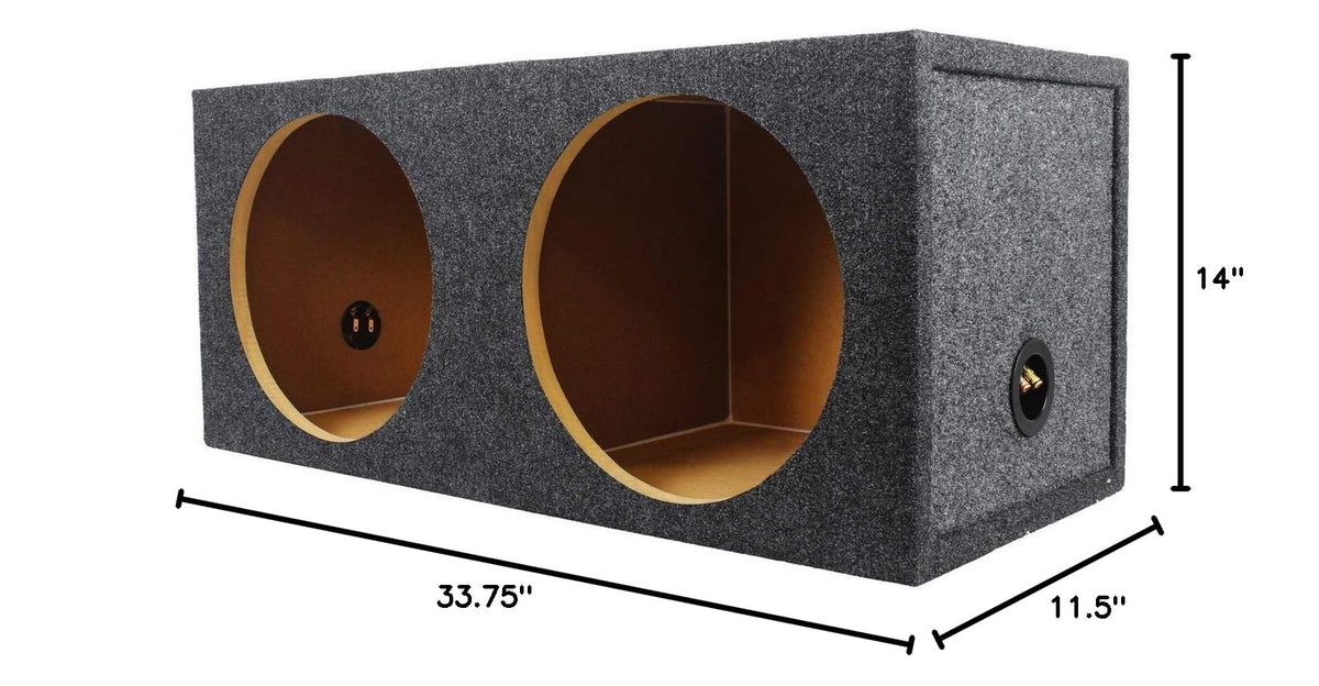 12" Sealed MDF Subwoofer Enclosure Box V247