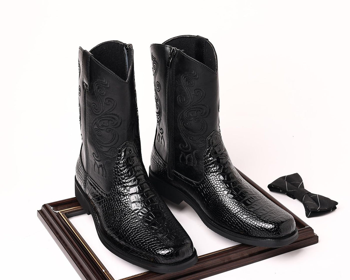 Crocodile Western Cowboy Boots Z86214