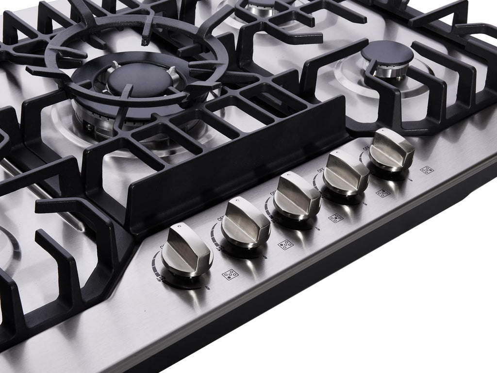 30 Inch Stainless Steel 5 Burners Gas Cooktop D845506