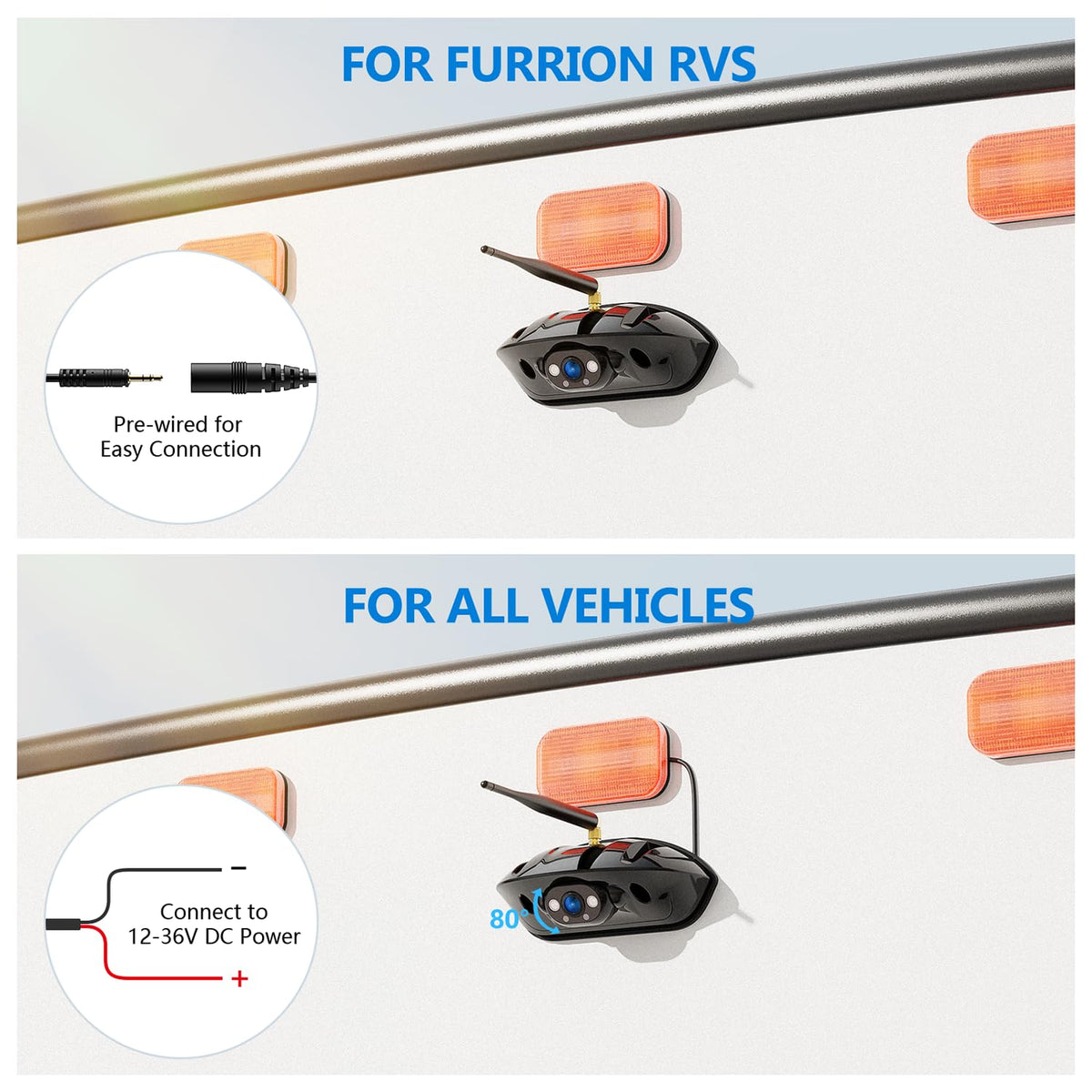 Wireless RV Backup Camera System S95259