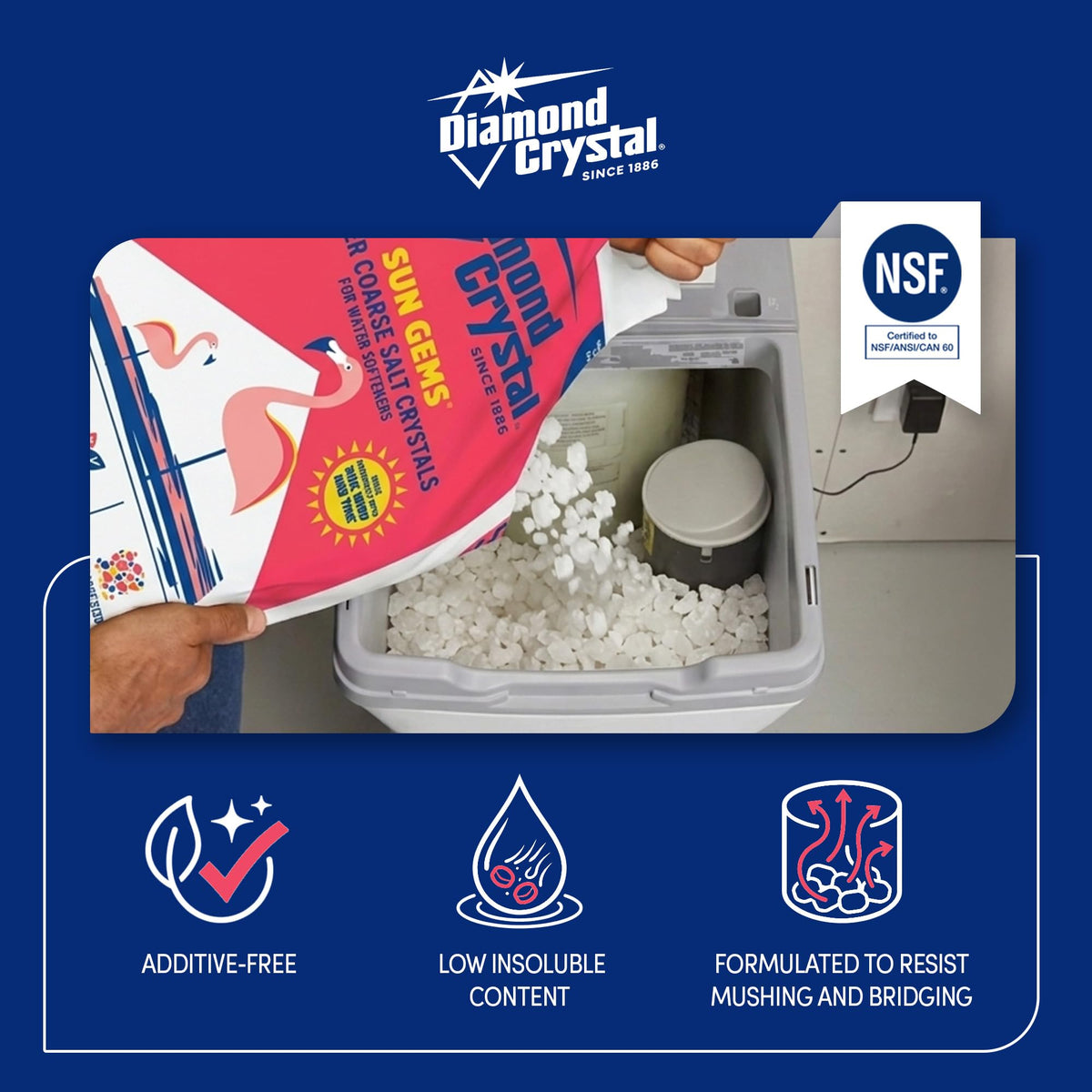 4 Pack Super Coarse Water Softener Salt, 40 Pounds Y3093