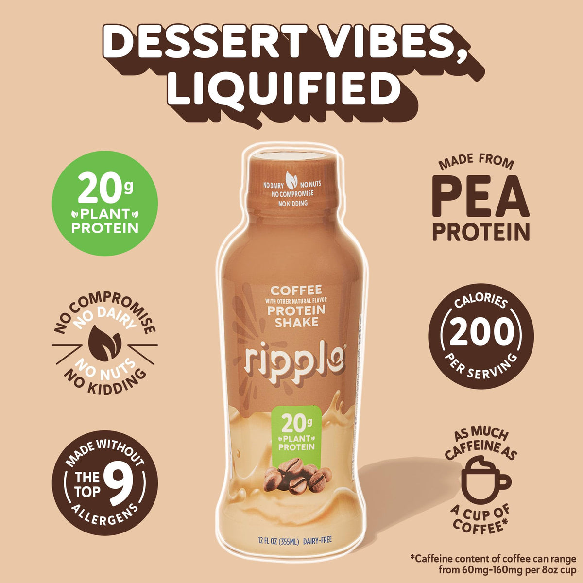 Chocolate Coffee Vegan Protein Shake 24 Pack J971770