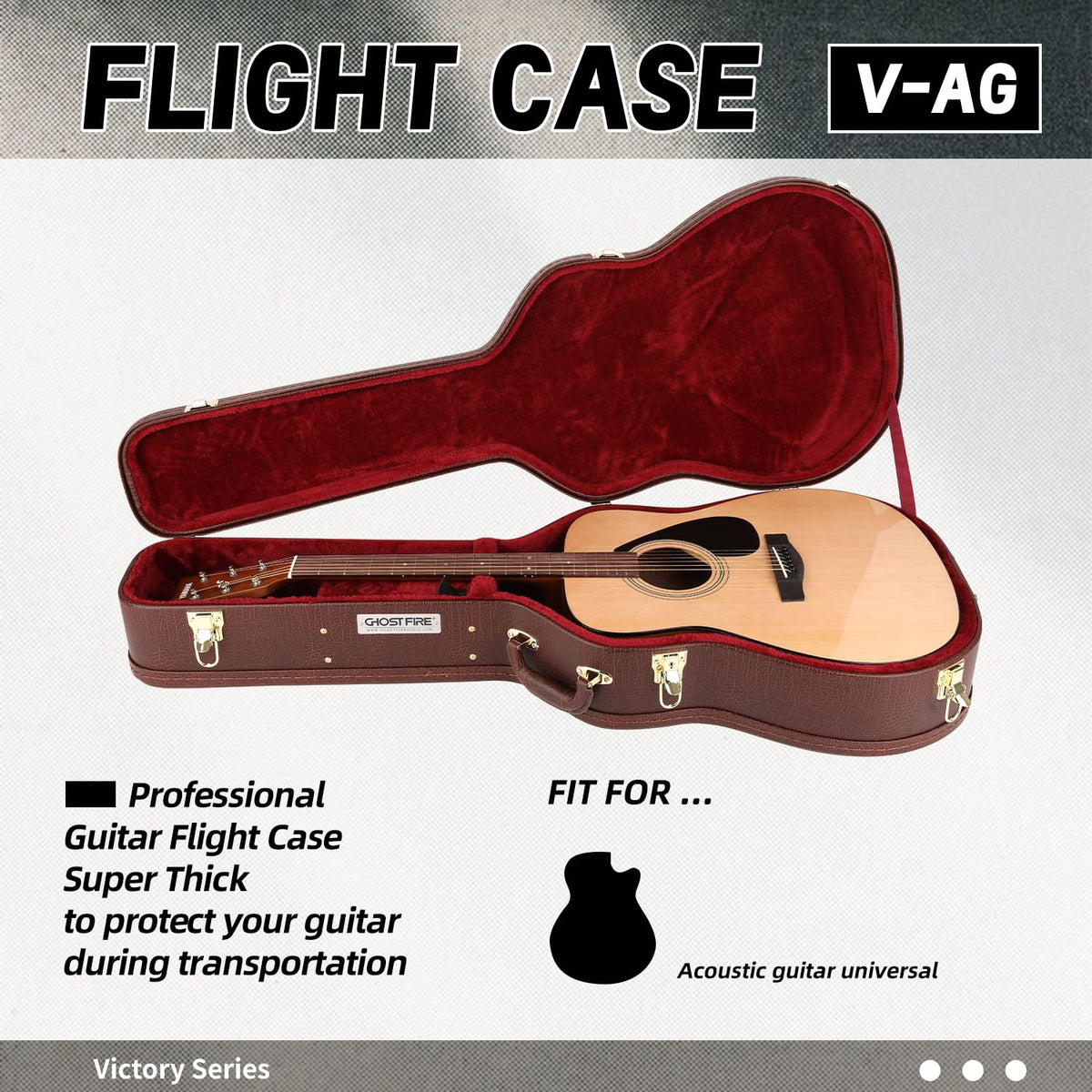 Electric Acoustic Hard Case T188