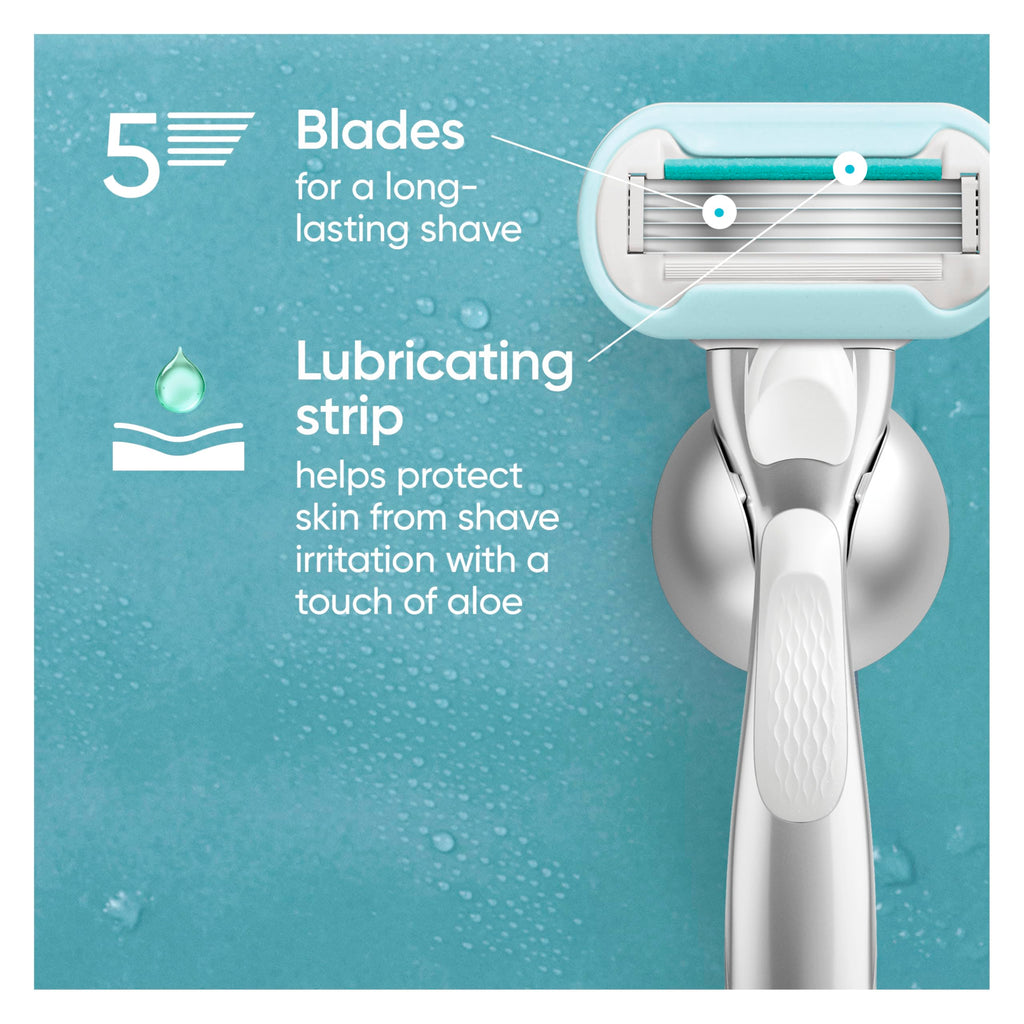5 Count 5-Bladed Women's Razor Refills G802268
