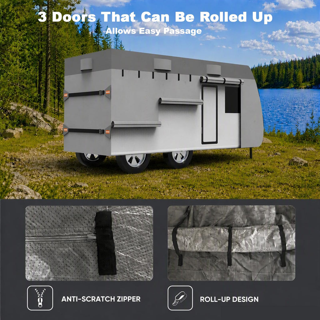 14-16ft 7 Layers Heavy Duty Waterproof Camper Cover S1730
