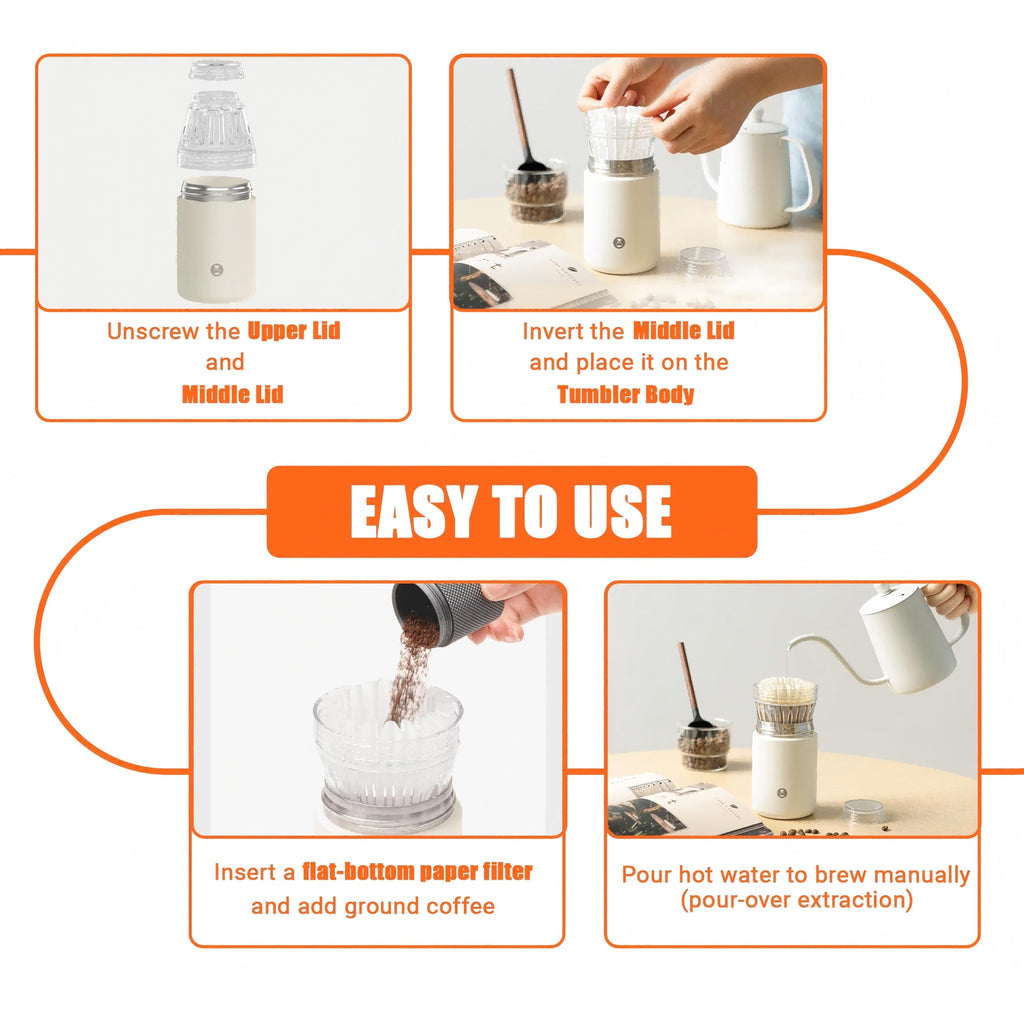 Portable Pour-Over Coffee Dripper J7122