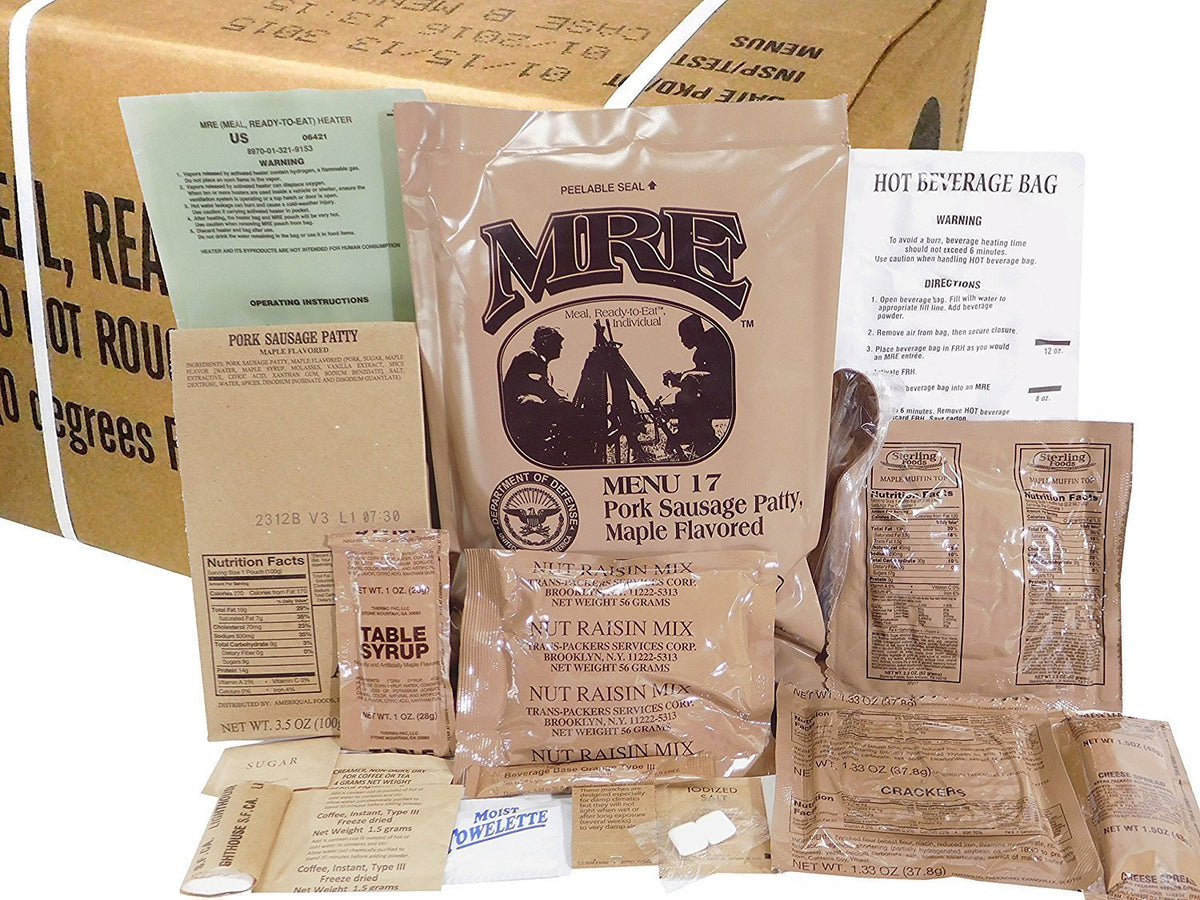12 Meals Military Surplus Meal Ready to Eat S481