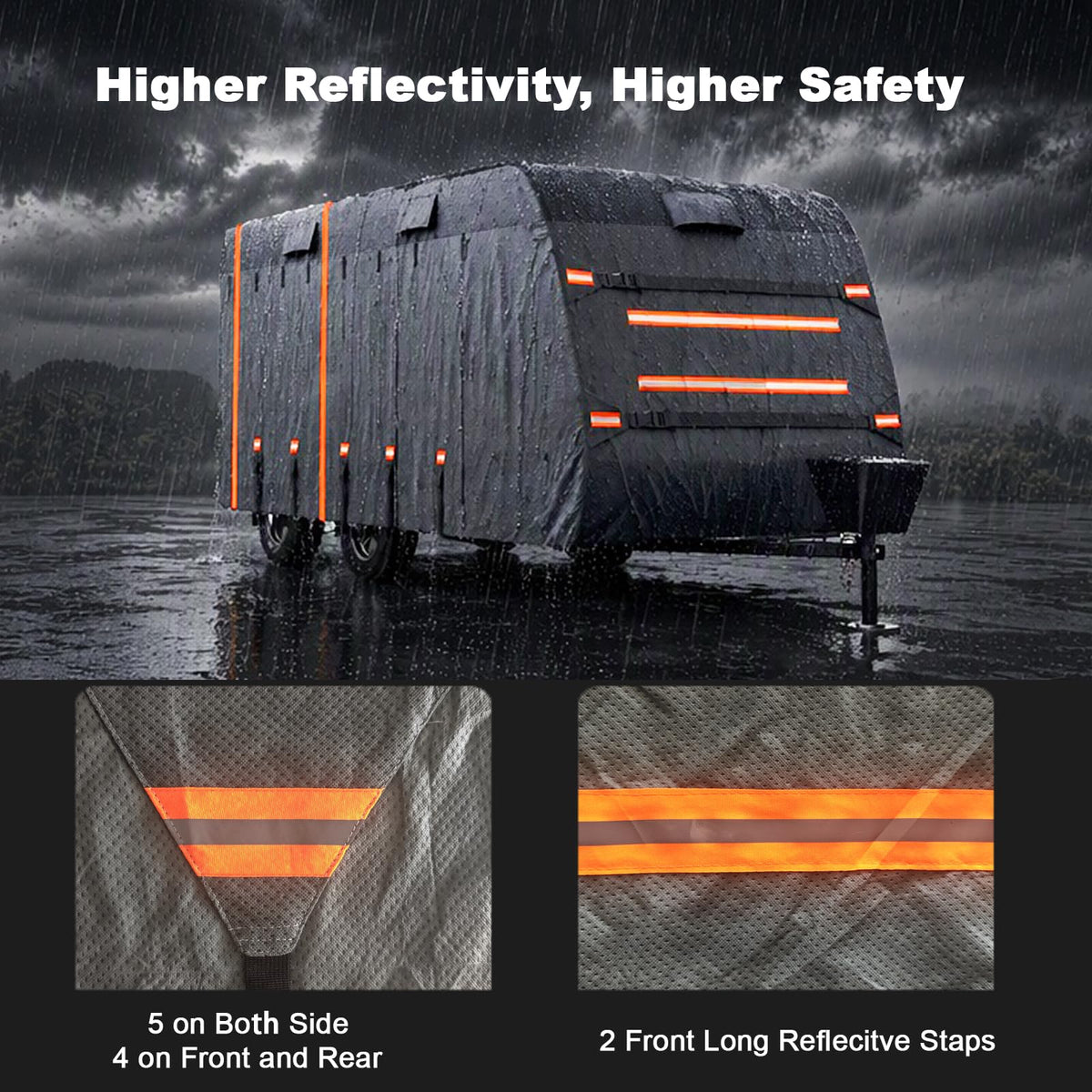 14-16ft 7 Layers Heavy Duty Waterproof Camper Cover S1730