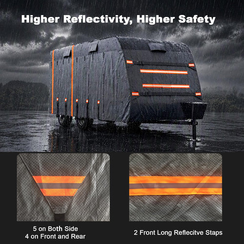 14-16ft 7 Layers Heavy Duty Waterproof Camper Cover S1730