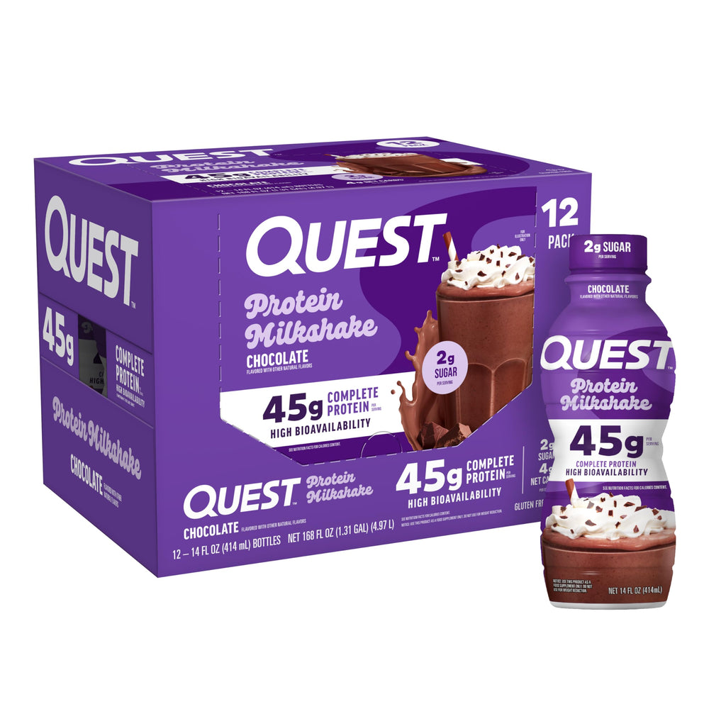 Chocolate Protein Shake, 45g Protein, 12 Count Y241751