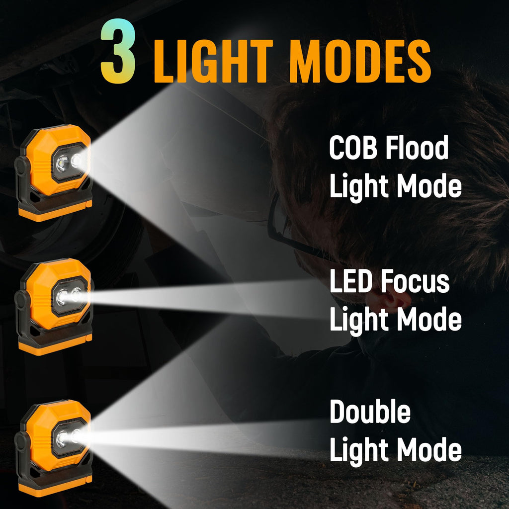 Rechargeable Magnetic Work Light 2 Pack N7760