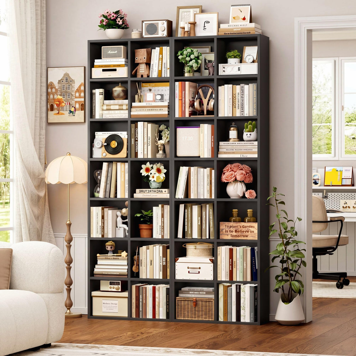 7-Tier Narrow Bookshelf Q519012