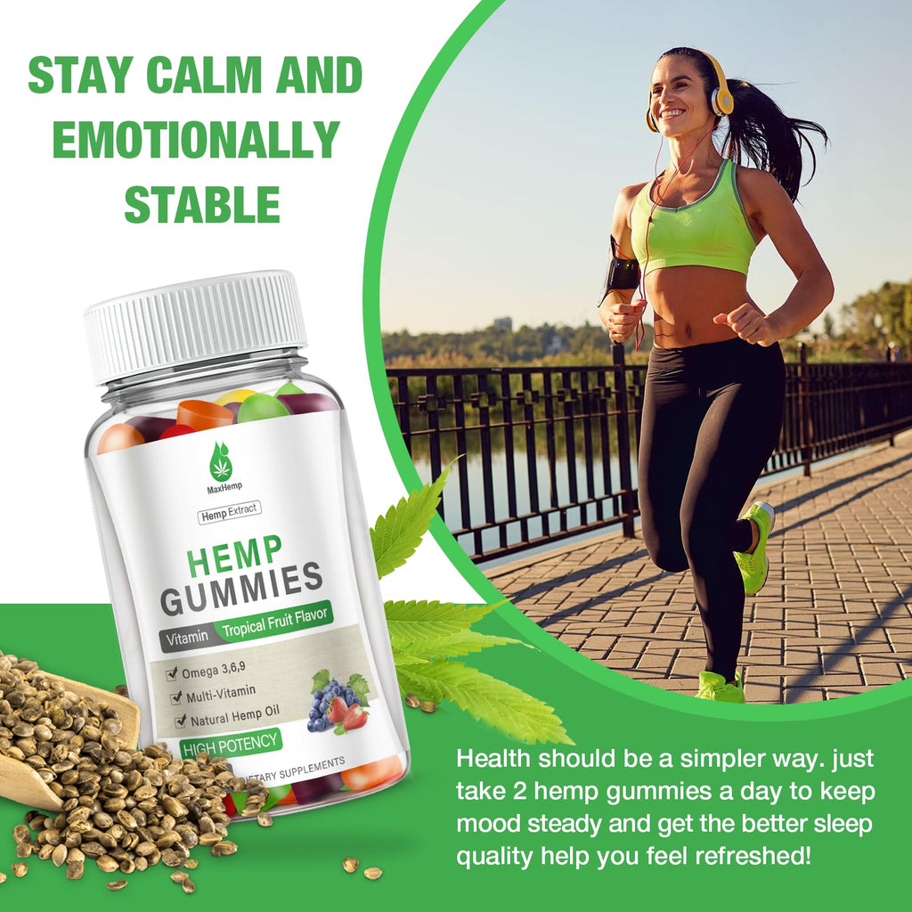 Organic Hemp Gummies 4 Pack Vegan T268