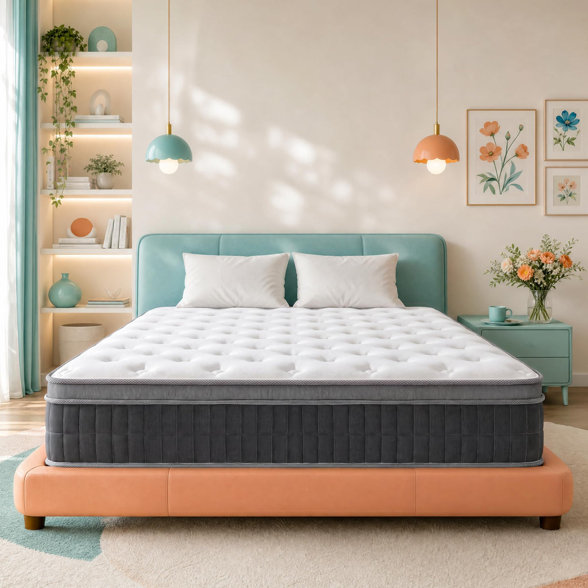 Full Size 12 Inch Medium Firm Hybrid Mattress S36253