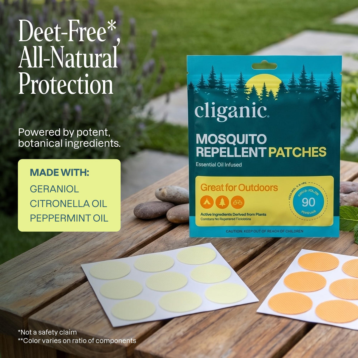 Mosquito Repellent Stickers 90 Pk O71733
