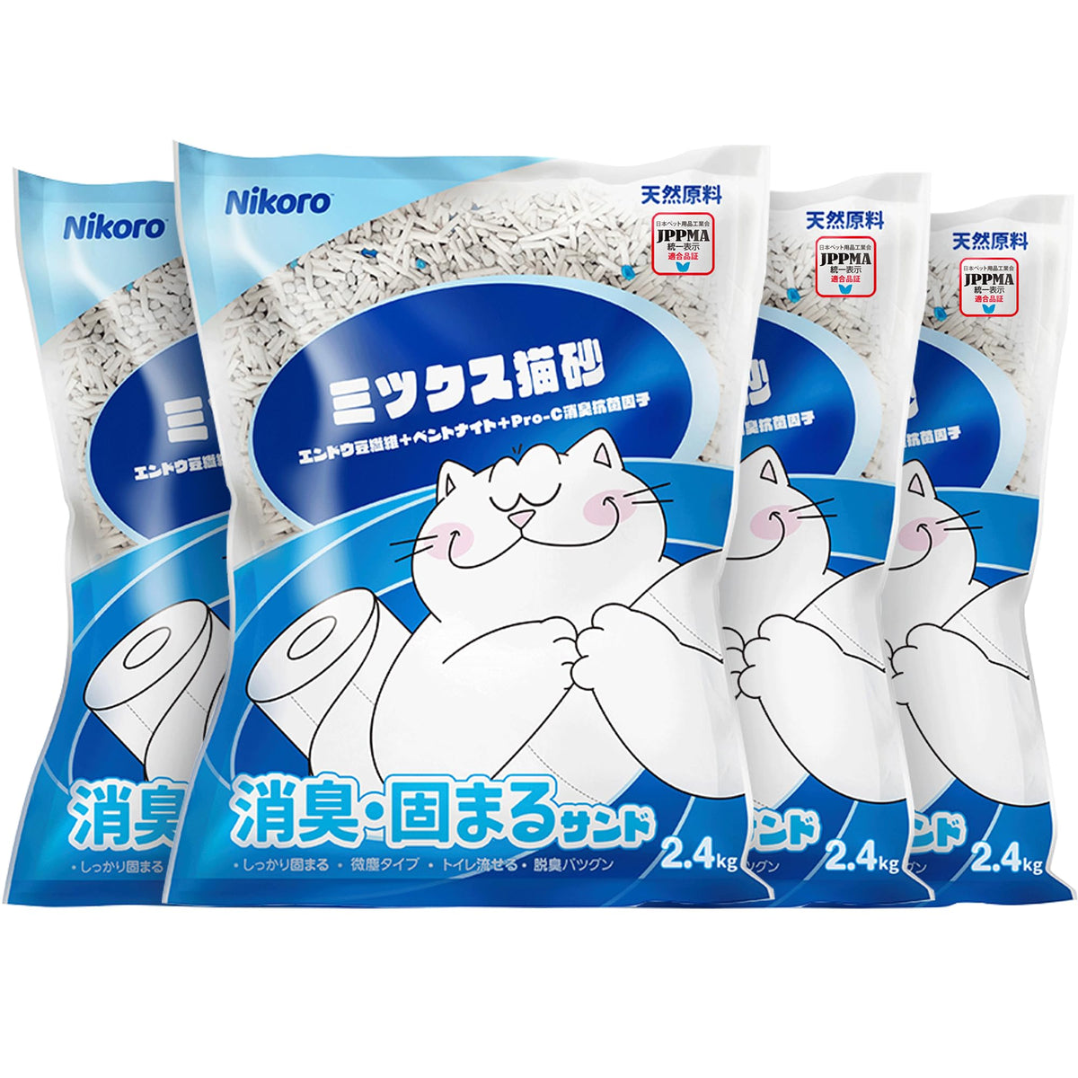 Tofu Cat Litter Strong Clumping 21lbs D479