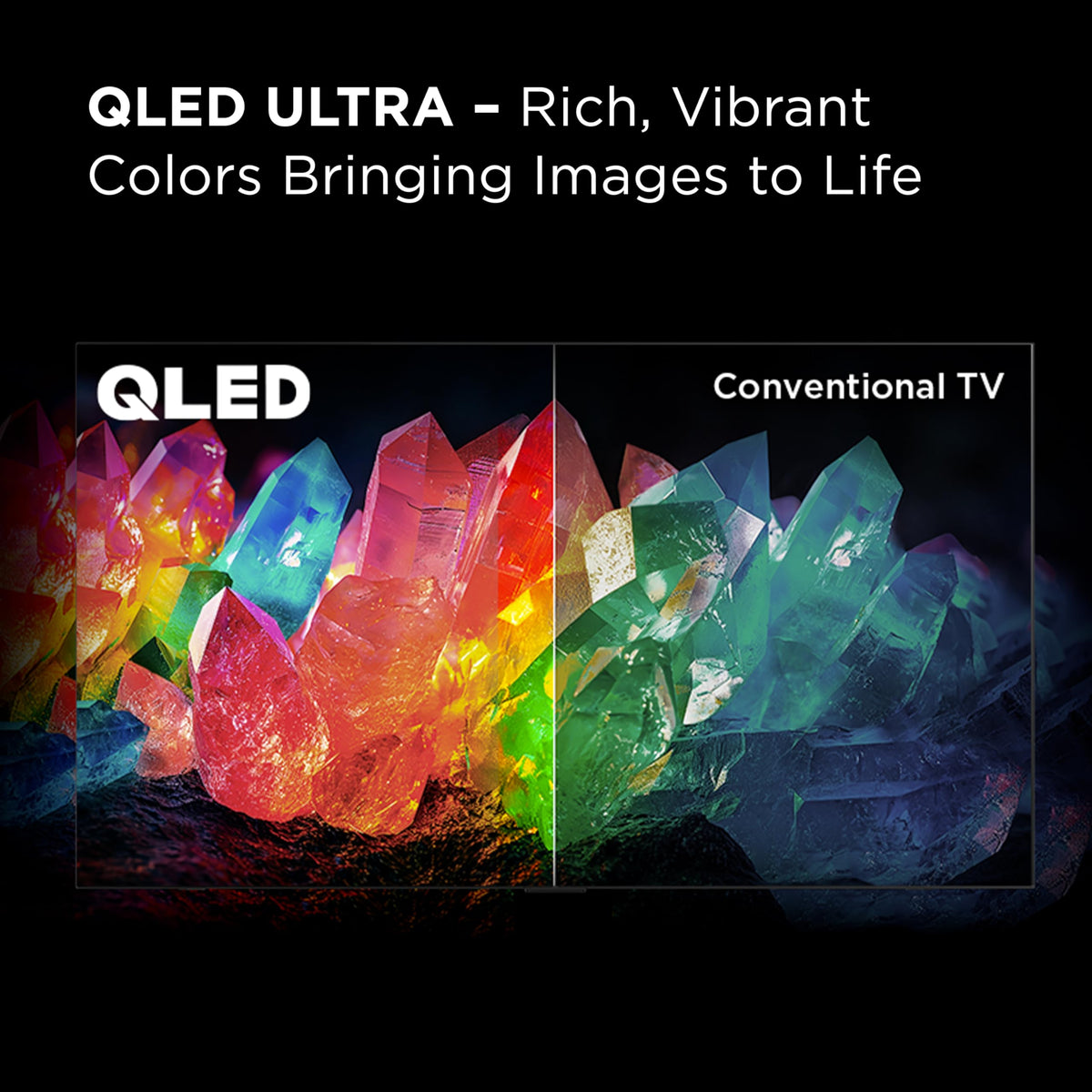 85-Inch QLED 4K Smart Mini LED TV with Google TV T4330