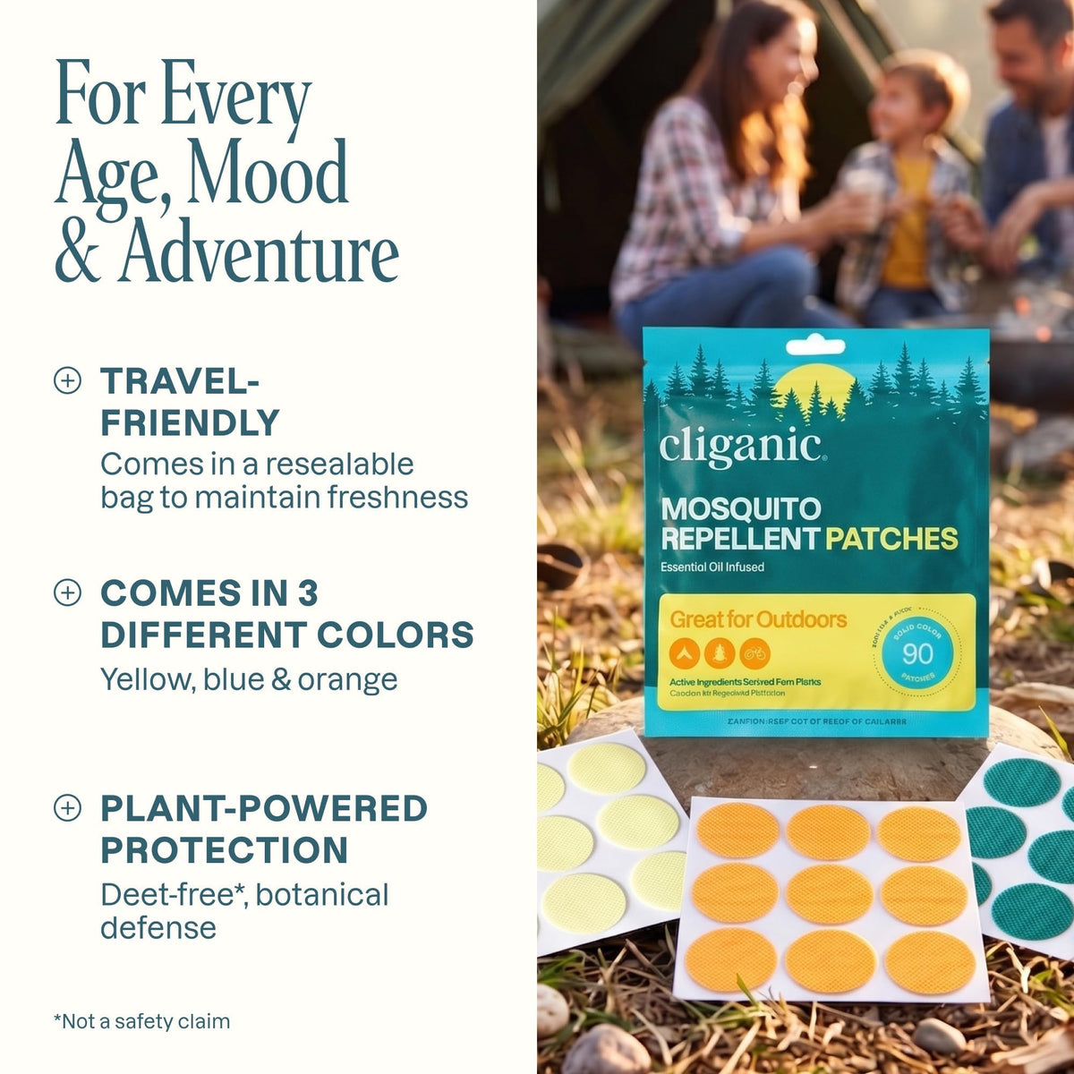 Mosquito Repellent Stickers 90 Pk O71733
