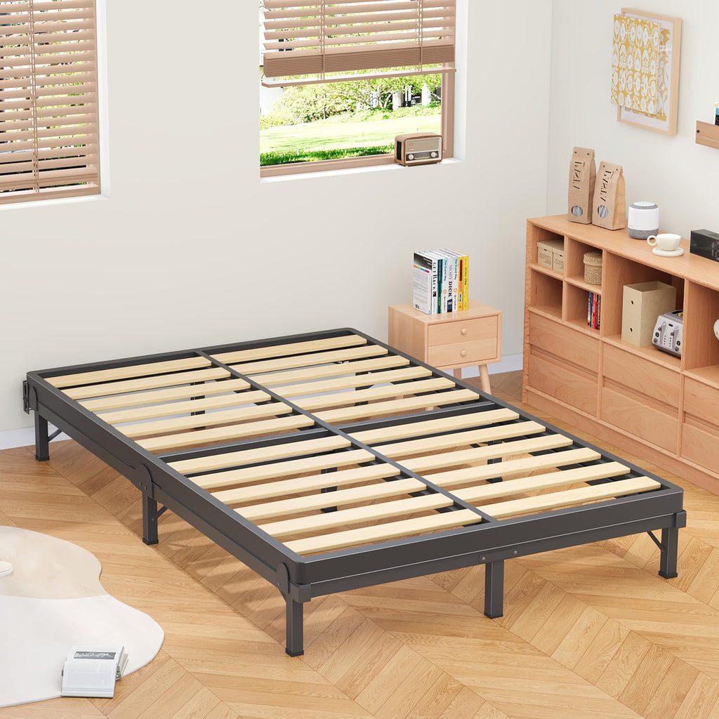 Queen 8 Inches Metal Bed Frame J61360