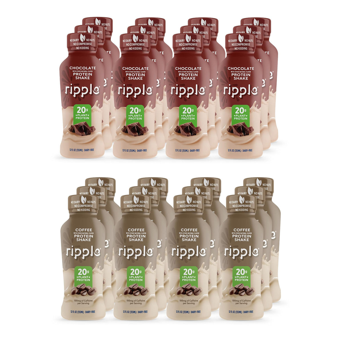Chocolate Coffee Vegan Protein Shake 24 Pack J971770