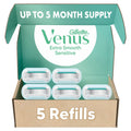 5 Count 5-Bladed Women's Razor Refills G802268