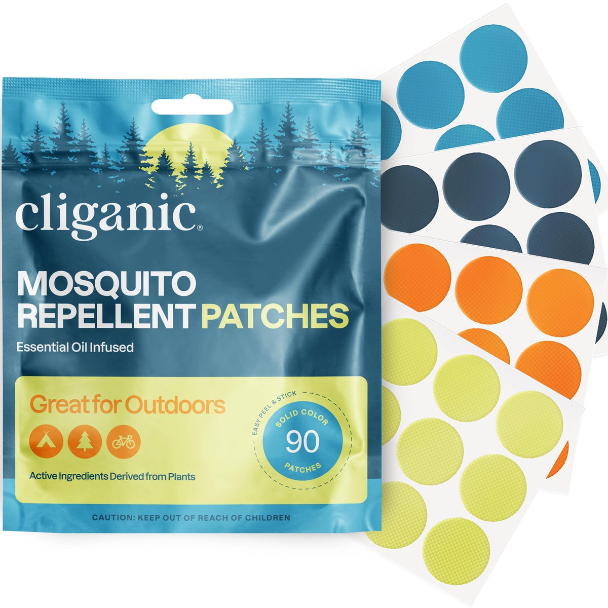 Mosquito Repellent Stickers 90 Pk O71733