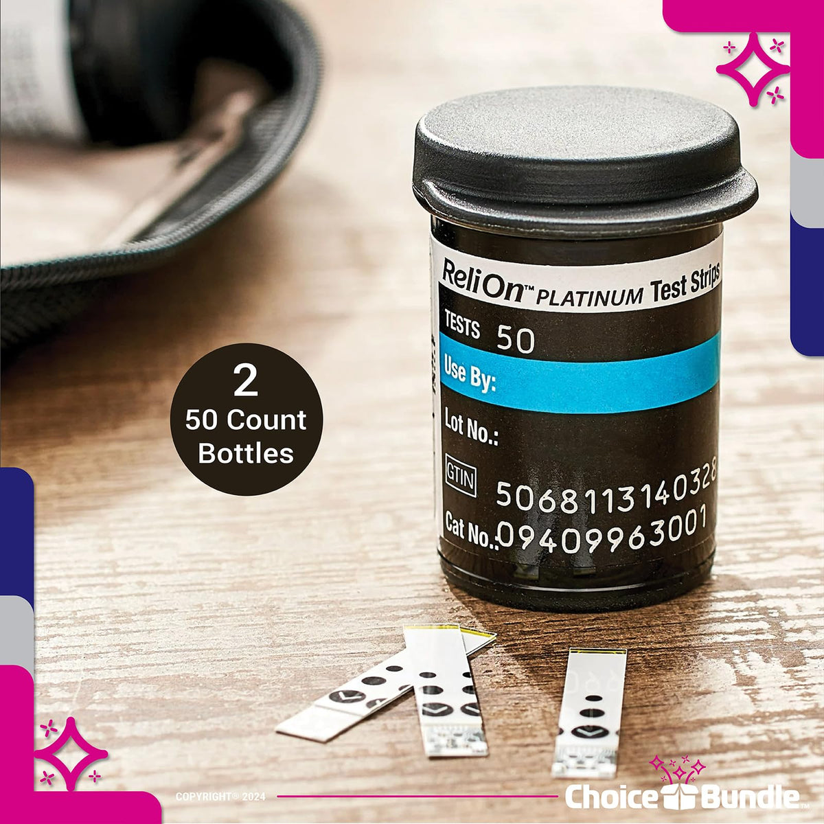 Blood Glucose Test Strips 300 Ct O402