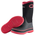 Women Waterproof Mid Calf Neoprene Rubber Rain Boots P7296