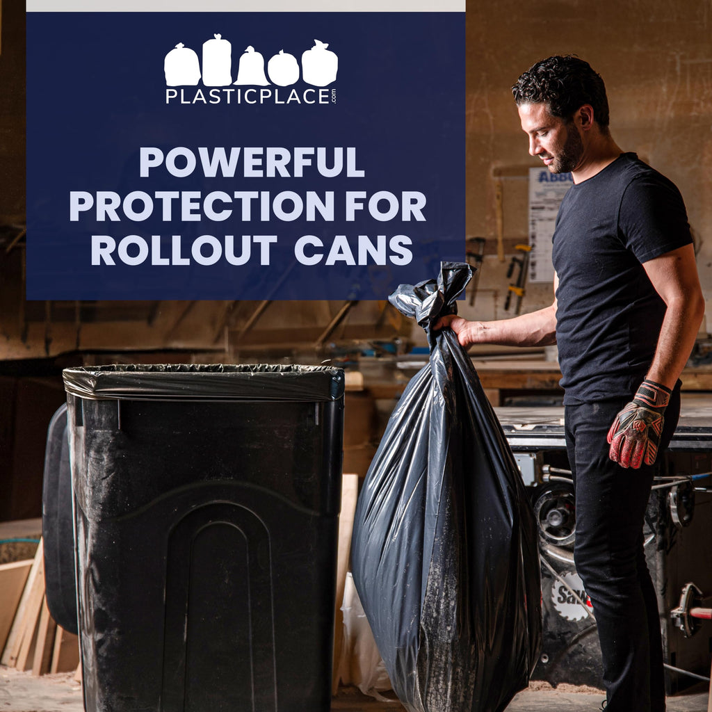 95-96 Gallon Heavy Duty Black Trash Bags W962