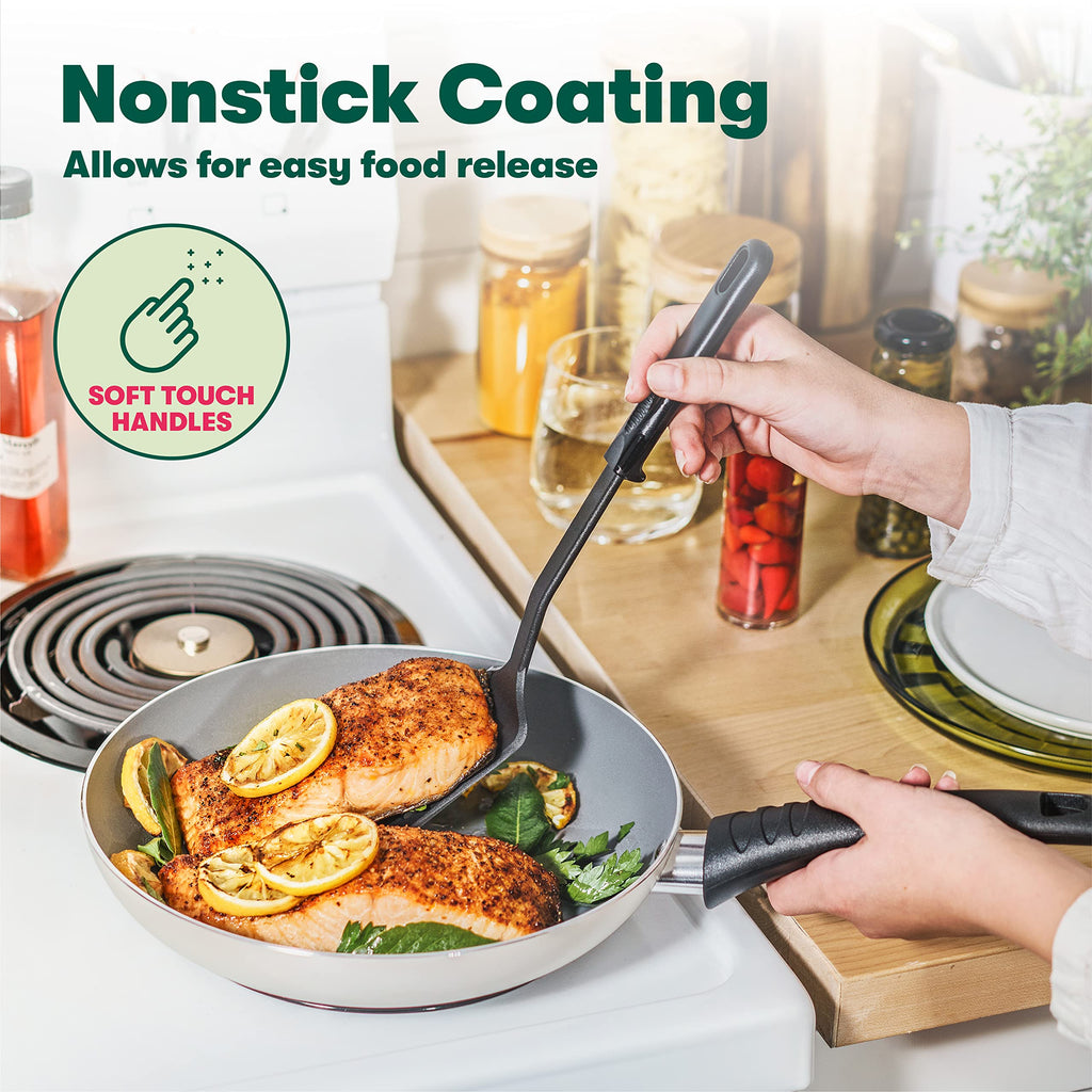 12 Piece Nonstick Red Cookware Set F557940