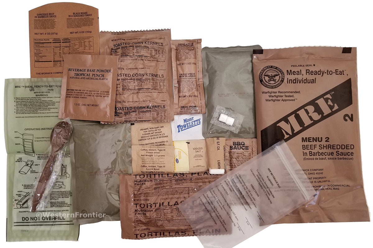 12 Meals Military Surplus Meal Ready to Eat S481