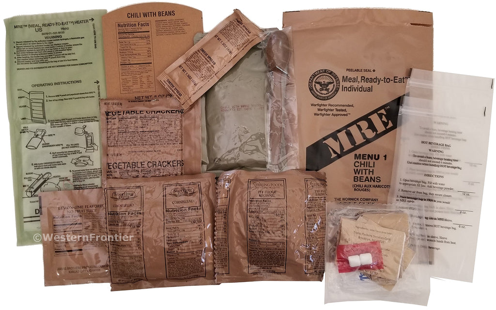 12 Meals Military Surplus Meal Ready to Eat S481