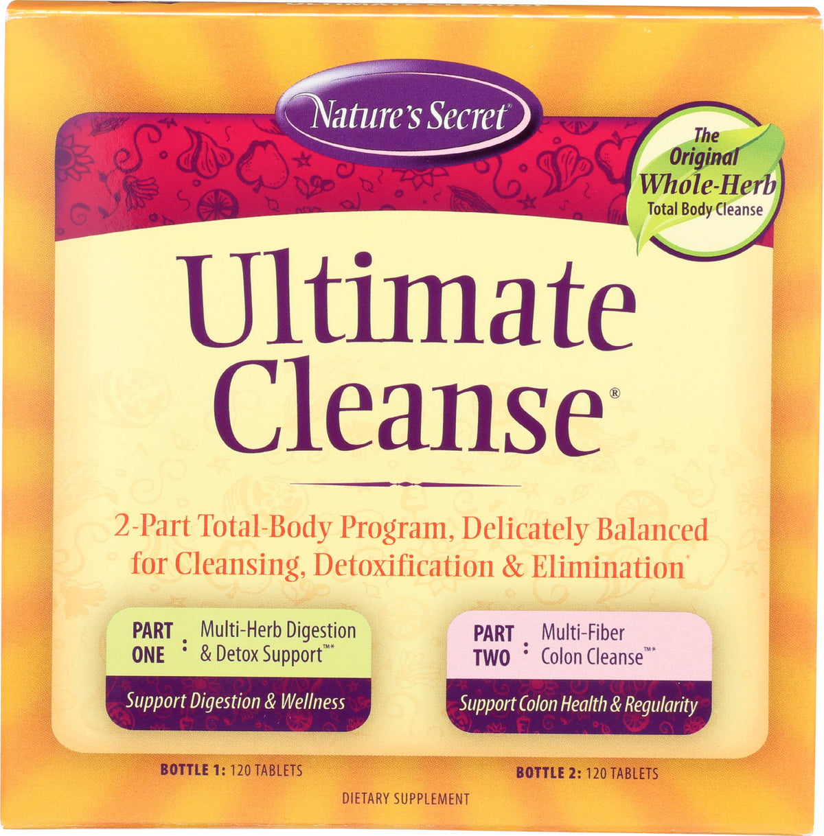 120 Tablet Cleansing Detoxification Supplement B9284